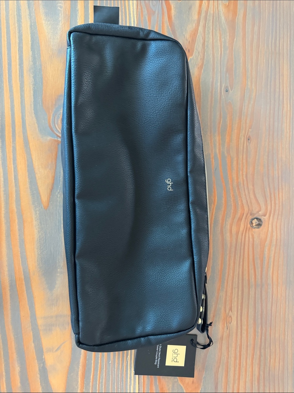ghd Black Faux-Leather Toiletry/Hot Tools Bag